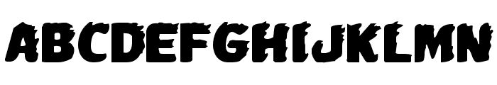 Johnny Torch Expanded Font LOWERCASE