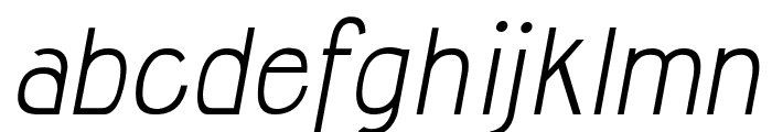 Jolly Italic Font LOWERCASE