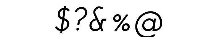 Josefin Sans SemiBold Italic Font OTHER CHARS