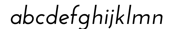 Josefin Sans SemiBold Italic Font LOWERCASE
