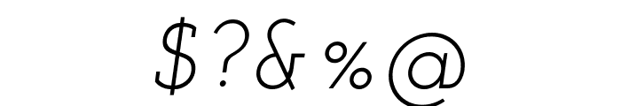 Josefin Slab Italic Font OTHER CHARS