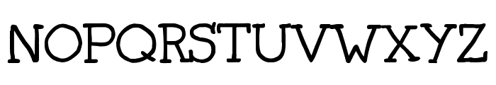 Josschrift Serif Font UPPERCASE