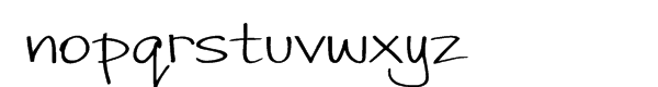 Joules Font LOWERCASE