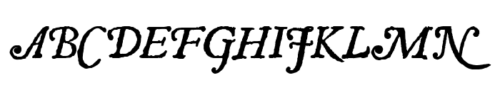 JSL Ancient Italic Font UPPERCASE