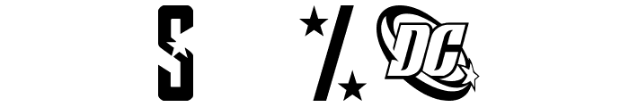 JUSTICE LEAGUE Font OTHER CHARS