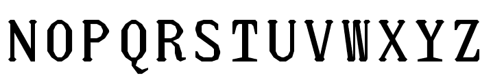 JUstice Mono Font UPPERCASE