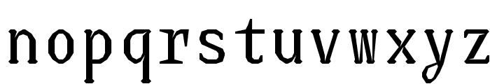 JUstice Mono Font LOWERCASE