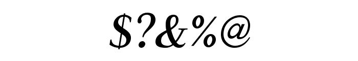 JudsonItalic Font OTHER CHARS