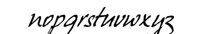 Juergen Italic Font LOWERCASE
