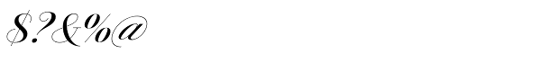 Jules Big Medium Swashes Font OTHER CHARS