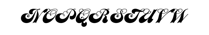 Julia Script OT Font UPPERCASE