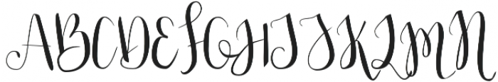 Julias Dream otf (400) Font UPPERCASE
