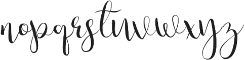 Julias Dream otf (400) Font LOWERCASE