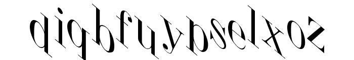 JumbleItalic Font LOWERCASE
