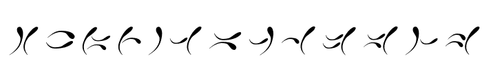 Junari Claws Italic Font UPPERCASE