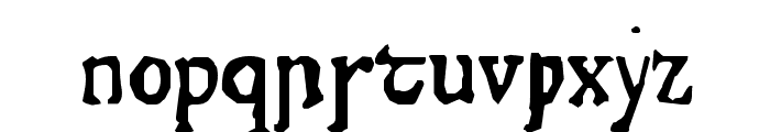 Junius Rough Font LOWERCASE