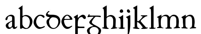 JuniusIrish Font LOWERCASE