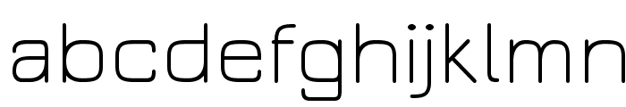 JuraLight Font LOWERCASE
