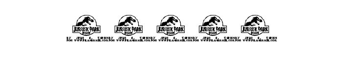Jurassic Park Font OTHER CHARS