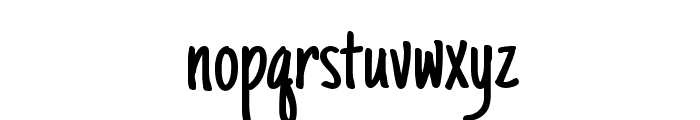 Just Another Hand Font LOWERCASE