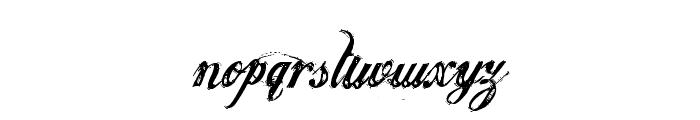 Justice by Dirt2 Font LOWERCASE
