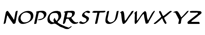 Justinian 2 Italic Font UPPERCASE