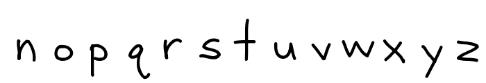 Justy1 Font LOWERCASE