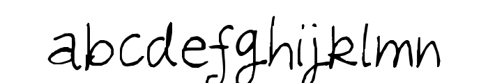 julesgirltalk Regular Font LOWERCASE