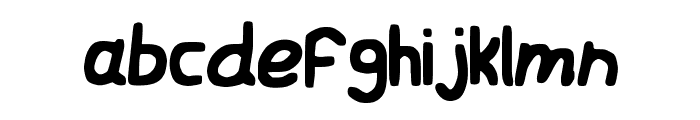 JWerd Font LOWERCASE