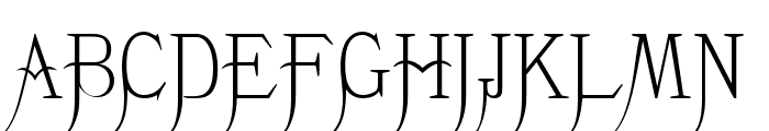 K22 Monastic Font UPPERCASE