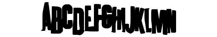 K.P. Duty - Frazzled JL Font LOWERCASE