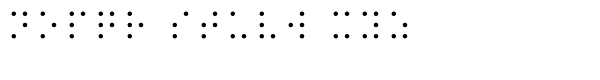 Kaeding Braille Font UPPERCASE