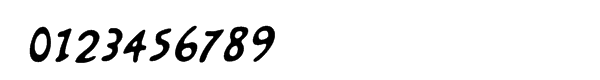 Kairengu Regular Oblique Font OTHER CHARS