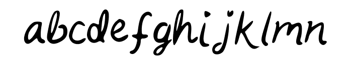 Kait_s_Handwriting Font LOWERCASE
