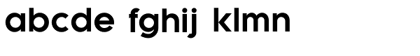 Kaleko 105 Bold Font LOWERCASE