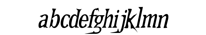 Kallamar  Italic Font LOWERCASE