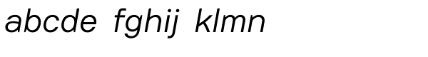 Kana Sans Italic Font LOWERCASE