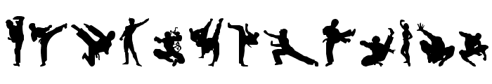 Karate Chop Font LOWERCASE