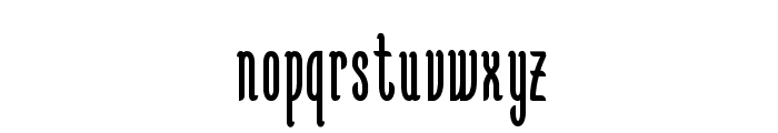 KarlKrausCondensed Font LOWERCASE