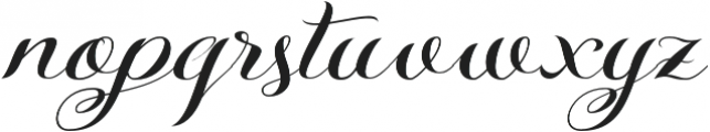 Kazincbarcika Script otf (400) Font LOWERCASE
