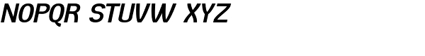 Kazumi Sans Italic Font UPPERCASE