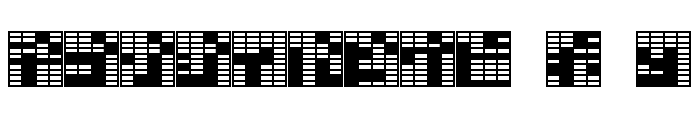katakana,block Font UPPERCASE