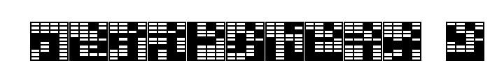 katakana,block Font UPPERCASE