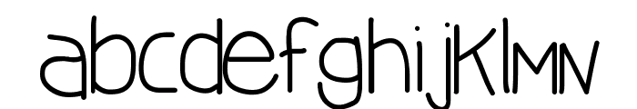 KBEarthQuake Font LOWERCASE