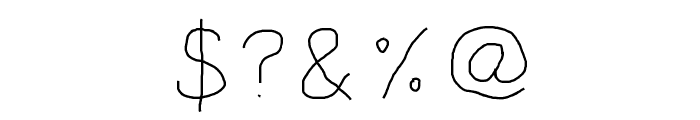 KBKinderWrite Font OTHER CHARS