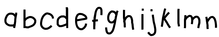 KBSauceylady Font LOWERCASE