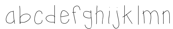 KBSunshine Font LOWERCASE