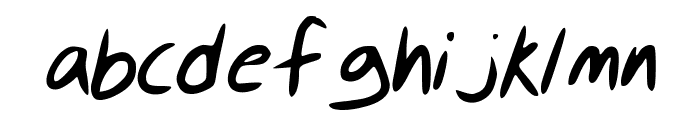 Keen_Incisions Font LOWERCASE