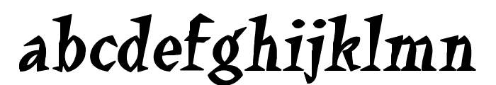 KeilschriftOblique Font LOWERCASE