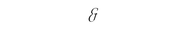 Kellnear-Italic Font OTHER CHARS